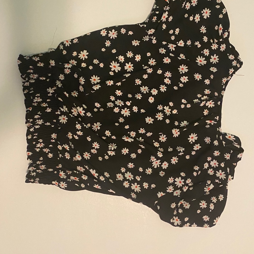 Sienna Sky Black floral blouse